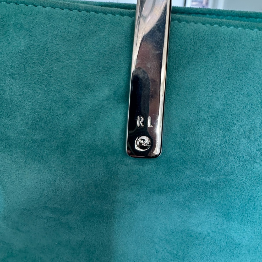 Turquoise Ralph Lauren tote bag - Picture 5 of 5